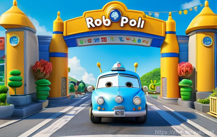 로보카폴리의 대표적인 캐릭터 - The search results confirm details about Robocar Poli, Broomstown, and its main characters (Poli, Ro...