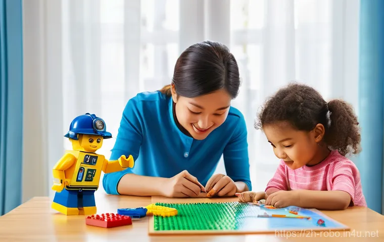 로보카폴리와 인형극 프로그램 - A cheerful post-show meet-and-greet event with Robocar Poli characters. In a well-lit, festive area,...