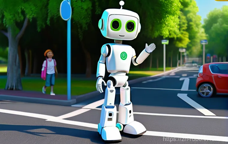 로보카폴리 제작진의 열정 - **Prompt 1: "The Rescue Team in Brooms Town"**
    A vibrant, sun-drenched scene in the charming tow...